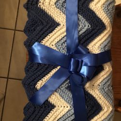 Crochet Baby Boy Blanket
