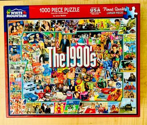 1000 Piece White Mountain Puzzle