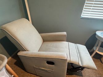 Teal recliner / rocker