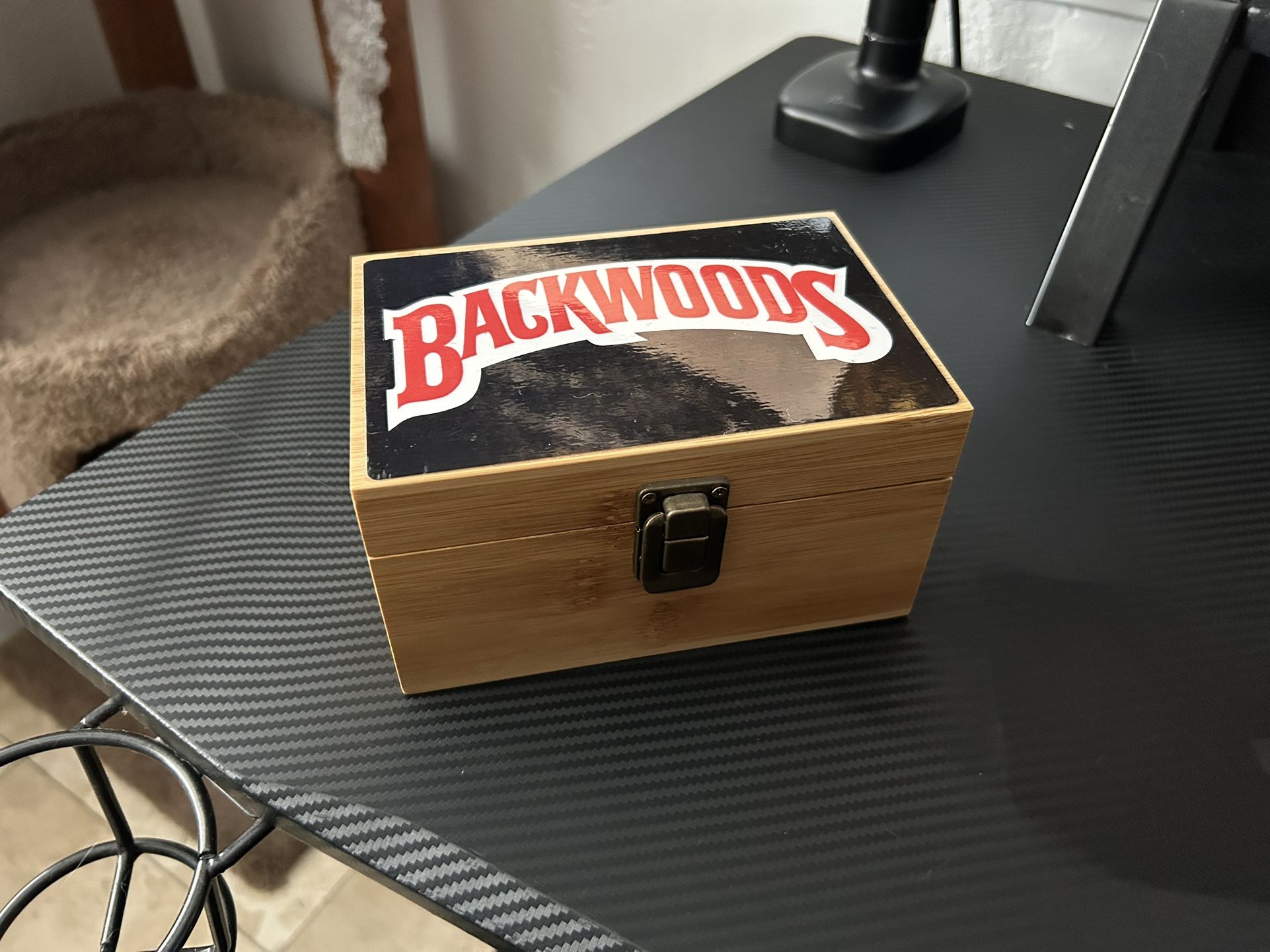Backwoods Cigar Box (black top) $15