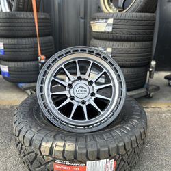 Lock OFFROAD BAJA Gray With Black Lip For Toyota Tacoma 4Runner Chevy! 