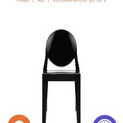 Kartell Victoria Ghost Chairs (4x)