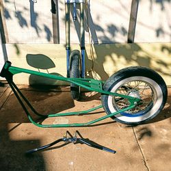 Custom Chopper Project – Unique Rolling Chassis (Frame / Wheels / Bars)