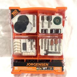 Brand New 160 Piece (Jorgensen) Rotary Tool Accessory Kit. 