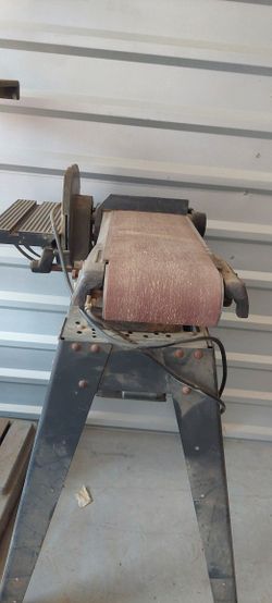 Craftsman 5" Combo Belt And Disk Sander On Floor Stand