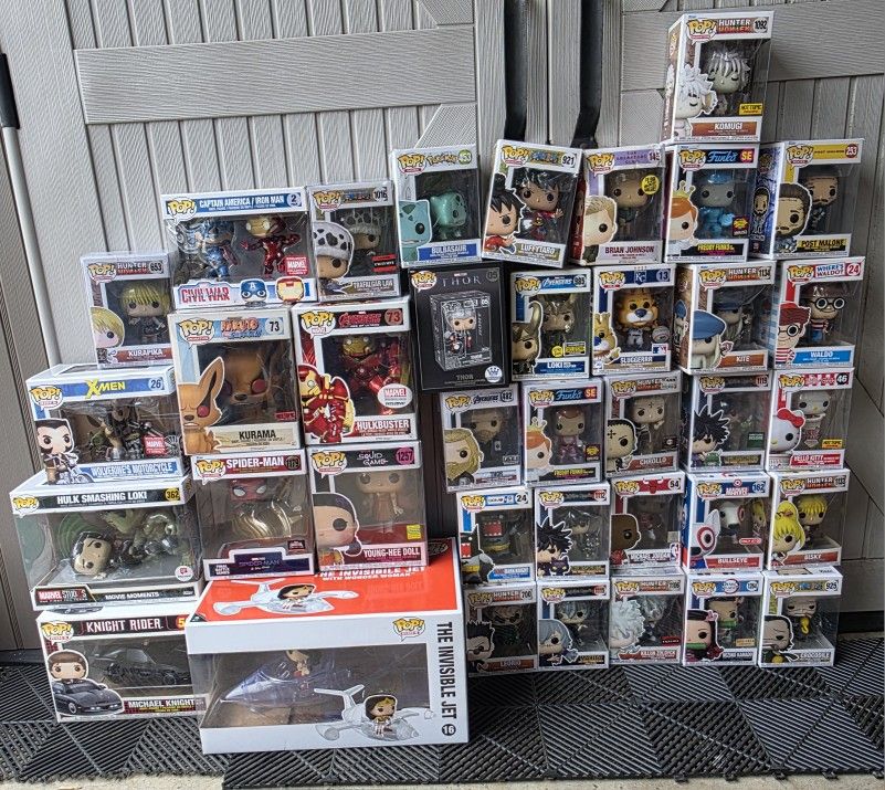 Set Of Boxed Funko Pops For Sale