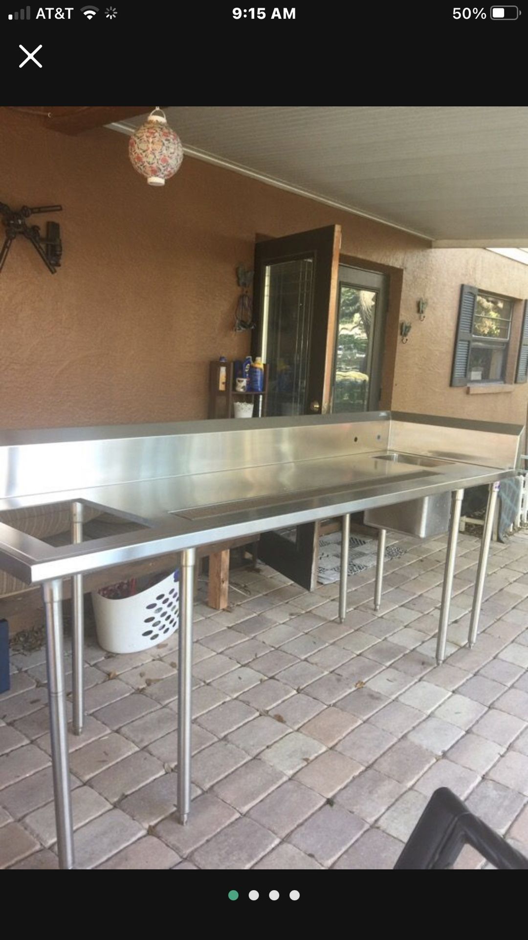Stainless Prep table Or Great To Clean Fish On Your Dock