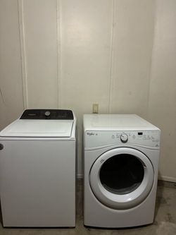 Whirlpool washer and dryer