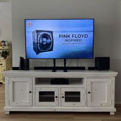 ** Progressive Furniture Willow 74" Wood TV Stand With Storage