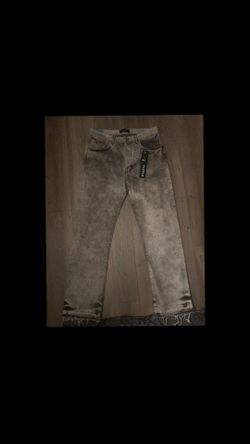 Purple Jeans Gray Size 34 (Barely Worn)