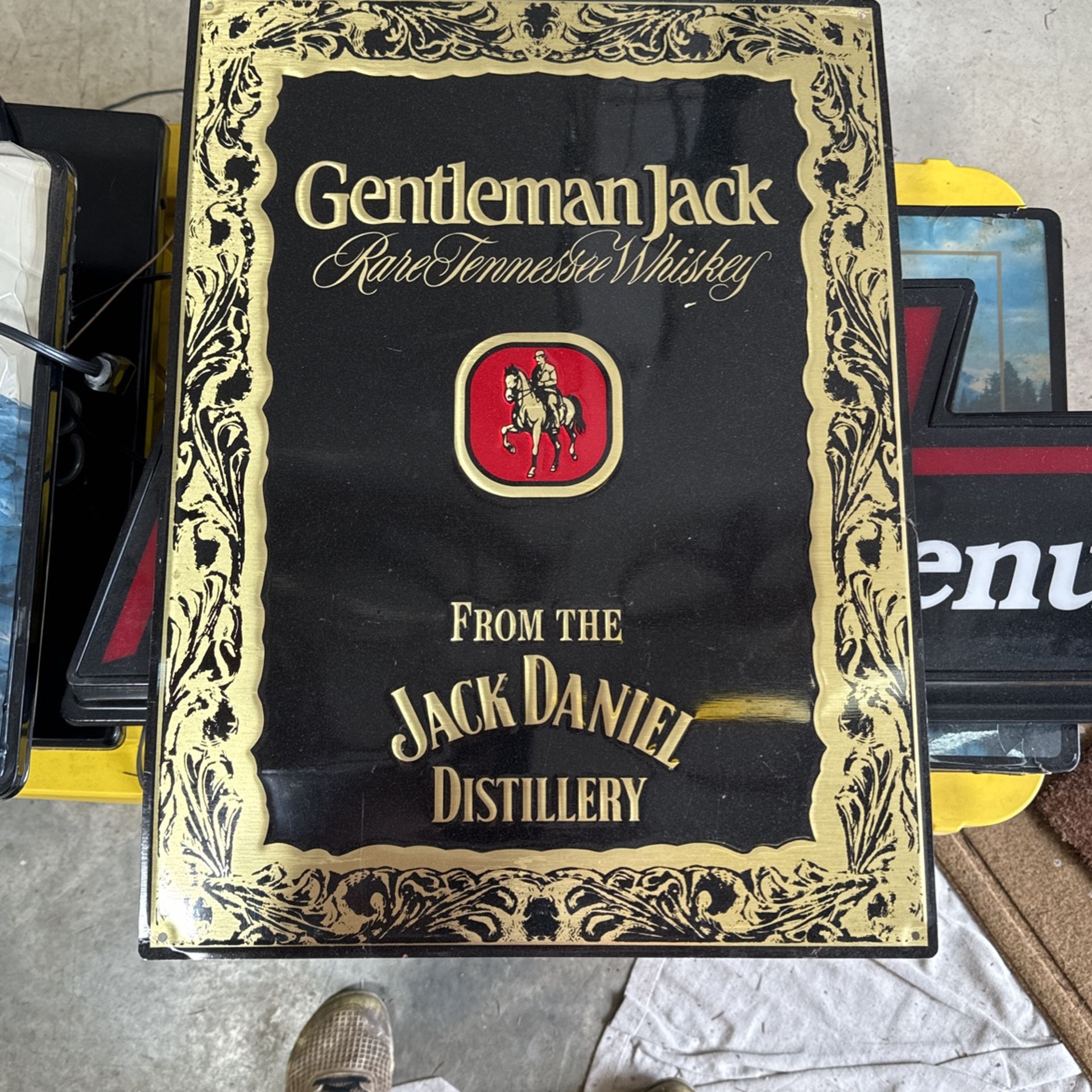 Vintage Gentleman Jack Sign