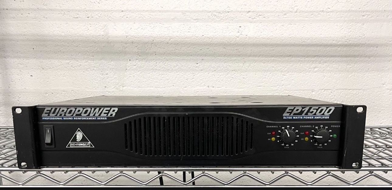 BEHRINGER EUROPOWER EP1500 ベリンガー パワーアンプ EUROPOWER