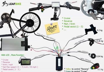 New 20” 500W E-Bike Kit + 48V Battery