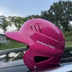 NEW Rawlings Mach Batting Helmet- Junior Fits 6 3/8-7 1/8 Pink