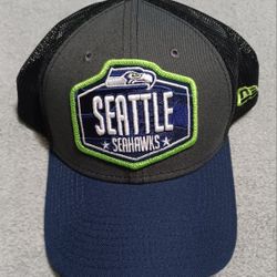 Seattle Seahawks Hat Cap Fitted Small Medium Size New Era New 