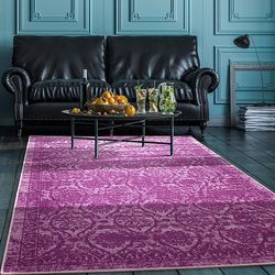 Antep Rugs Alfombras Non-Skid (Non-Slip) 5x7 Rubber Backing Floral  Geometric Low Profile Pile Indoor Area Rugs (Purple, 5' x 7') for Sale in  Los Angeles, CA - OfferUp