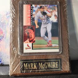 Upper Deck Mark McGwire "Chase of 62" #14 of 30 - Mounted on Plaque