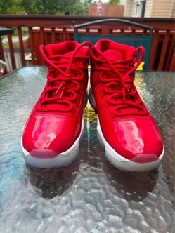 🔴 All-Red Jordan 11s Size 12 — No Box