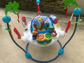 Baby Einstein Activity Center Bouncer with battery operated  drums / music