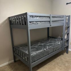 Bunk Bed Frame With Mattress 10" 