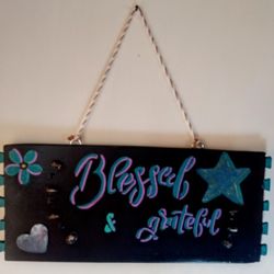 Blessed And Grateful Wall Art