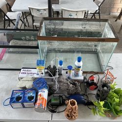 Aquarium Fish Tanks Heater Filter Food 