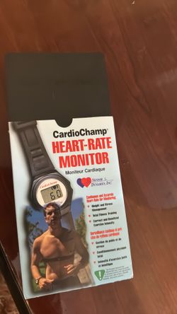 Cardio champ heart rate watch