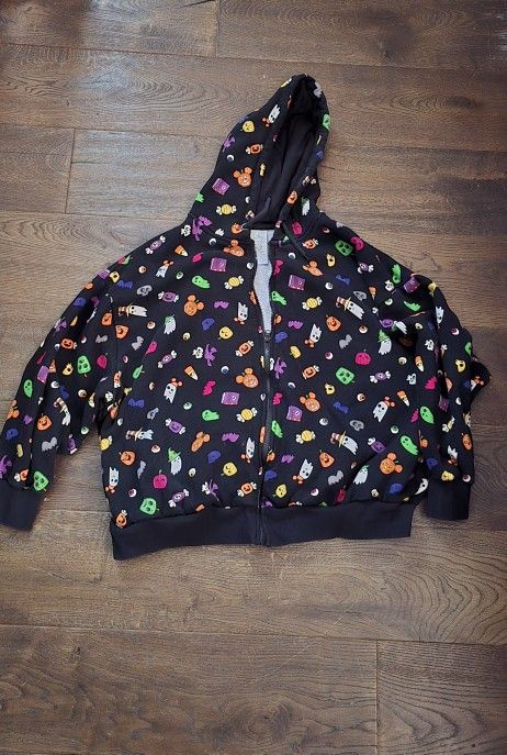 Disney Halloween Sweatshirt Jacket 1x
