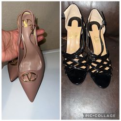 Beautiful New Shoes Sz 8 Asking $100 For Both Or 60 Each  I’m Not Sure About Been Real It Was A Gift 