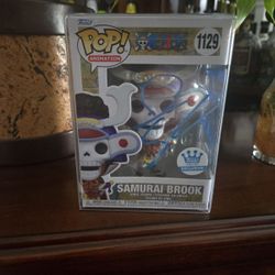 One Piece Samurai Brook Funko Pop Signed