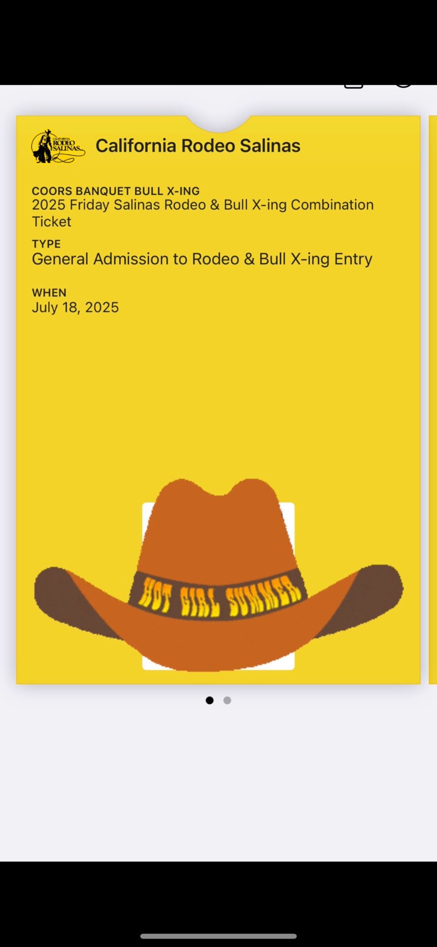 2 Bull Xing Cantina w/ Rodeo Ticket - Friday