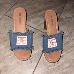 True Religion Denim Heels 