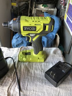 2 Ryobi Drills 1 Impact Driver And 1 Battery And Charger.