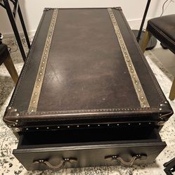 Large Trunk Table and Side Trunk Table