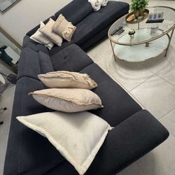 Large Gray Sectional Couch 🚛 SAME DAY DELIVERY