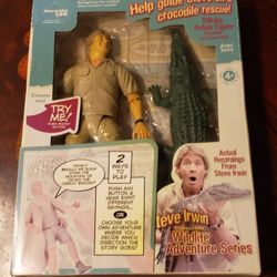 Steve Irwin Talking Action Figure 9" Wildlife Adventure Series Crocodile Hunter.