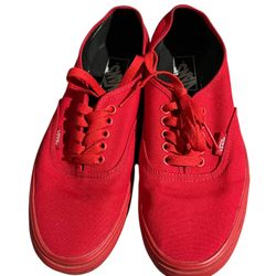 True Red Authentic Vans