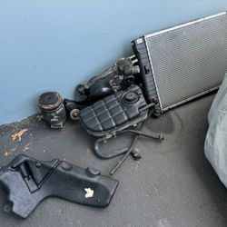 Corvette C5  Parts  Ac Compressor Radiator Over Flow And Winshield Wiper Over Flow 