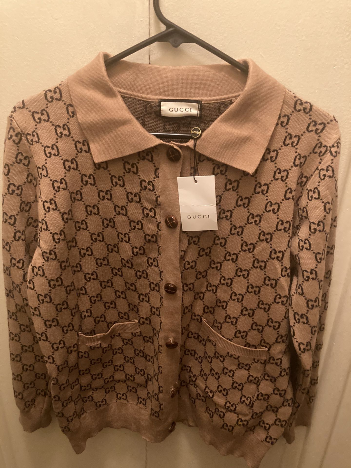 Light Brown Fashion Sweater/ Cardigan 