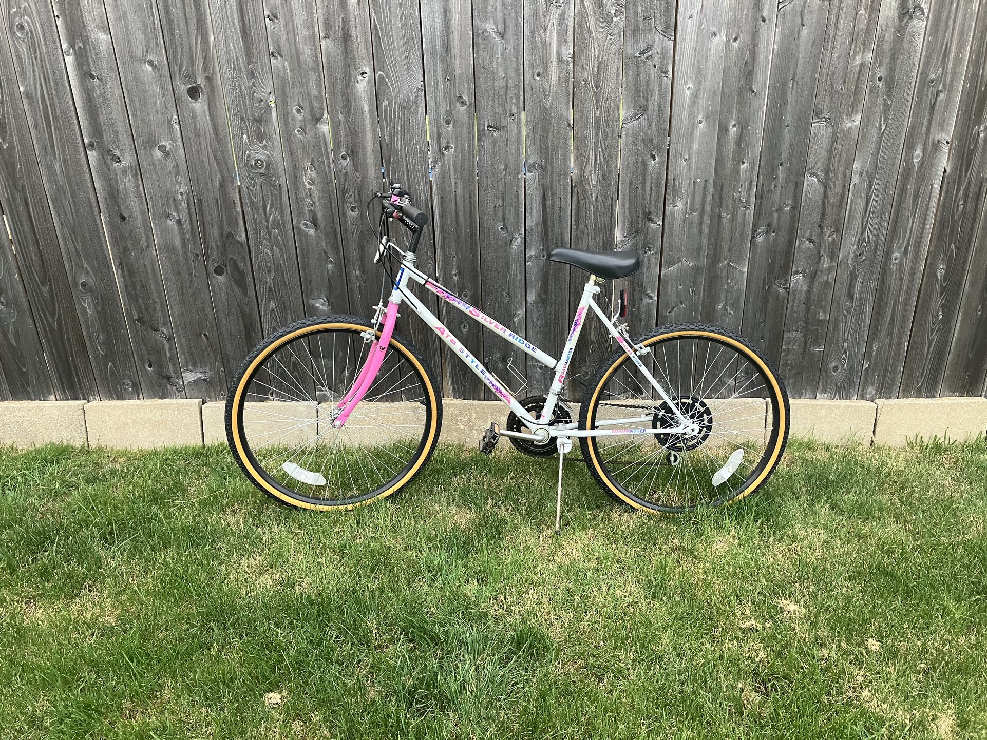 NEEDS WORK TLC Roadmaster Silver Ridge ATB Endura 12 Speed Bike Women’s Bike Bicycle