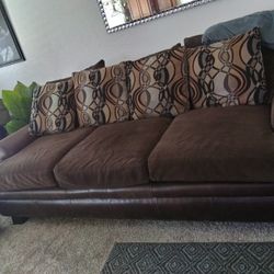 Couch In Good Condition/ And Chair 