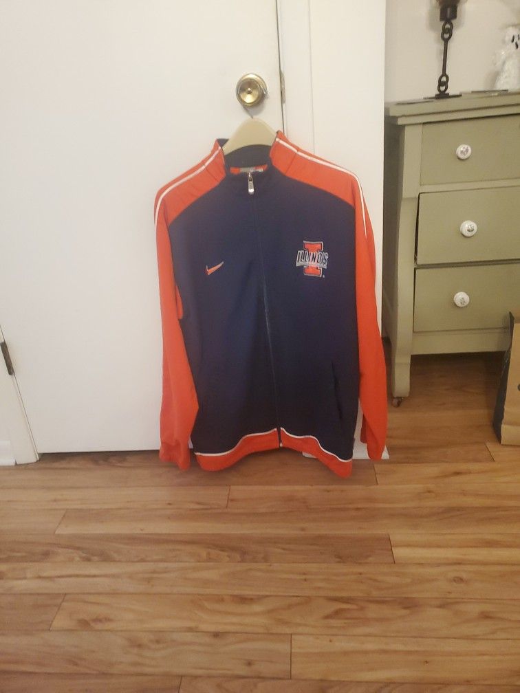 Mens Medium Illinois Sports Jacket