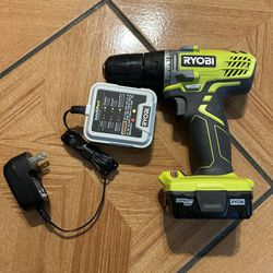 Ryobi 12 Volt Drill With Charger