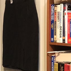 Chicos Size 1 Black Skirt