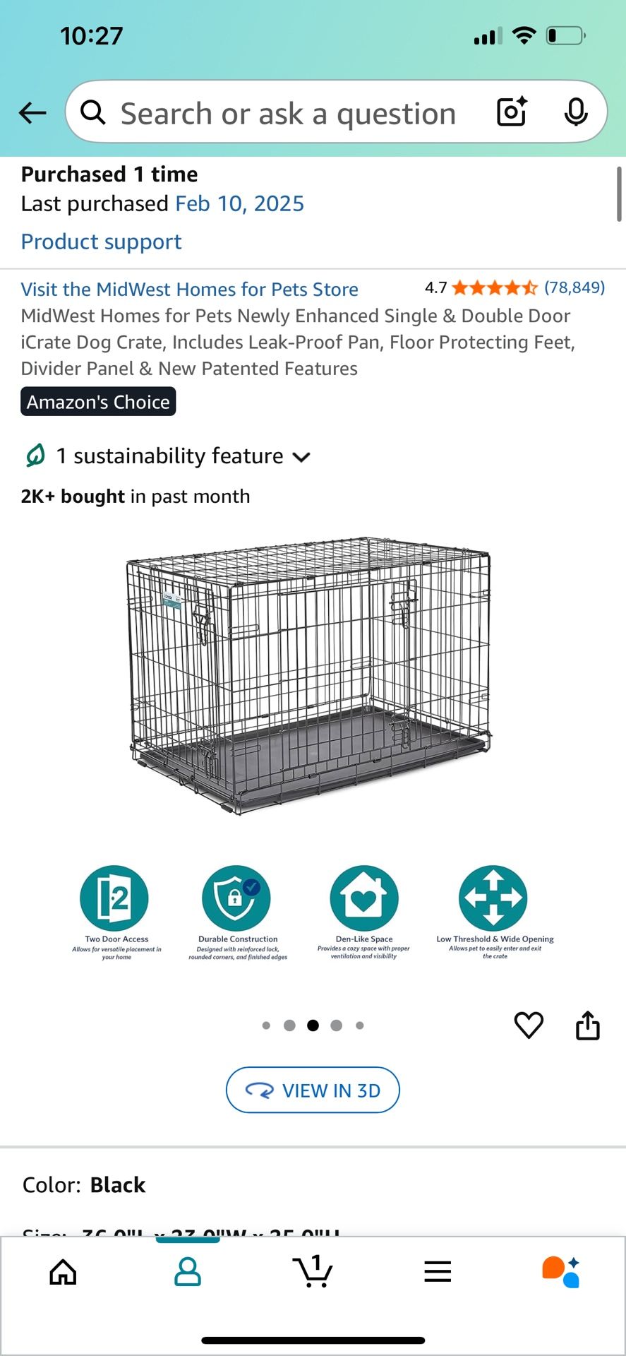 Brand New Dog Kennel