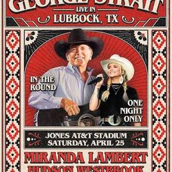 5 George Strait in Lubbock Concert Tickets