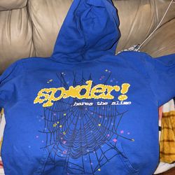 Blue Spider Hoodie