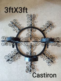 Cast iron wall hanging