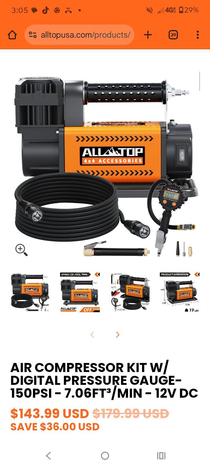 All Top Air Compressor 