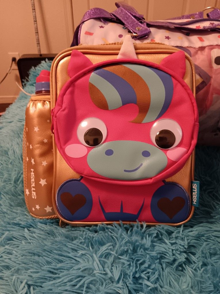 Smash Backpack With Water Bottles New
